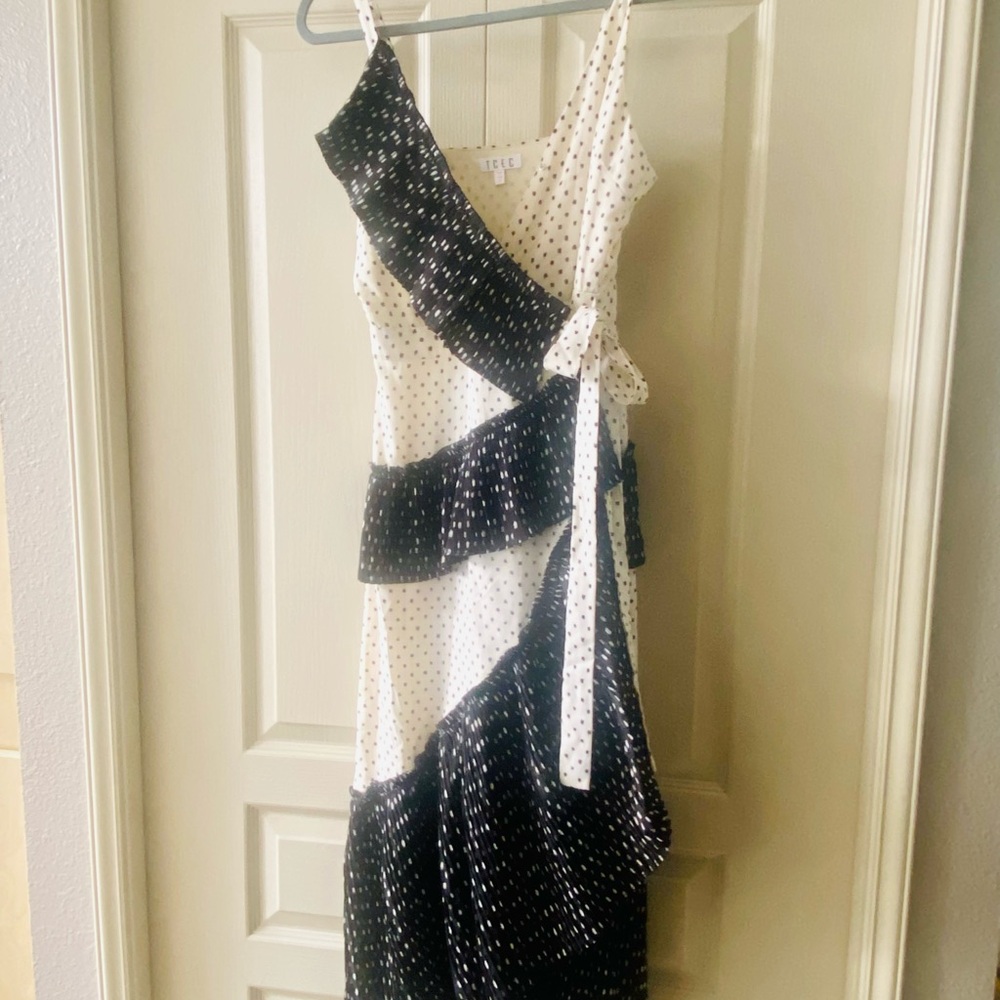 TCEC New Summer wrap dress with ruffles!